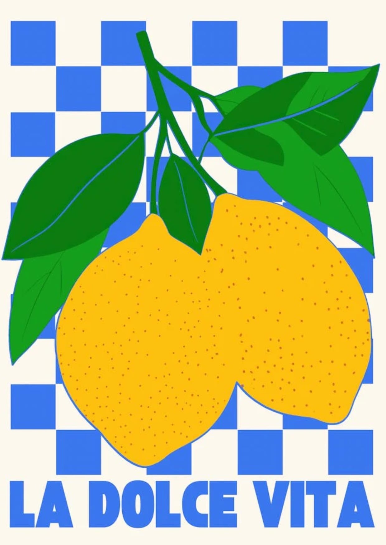 La Dolce Vita lemons poster